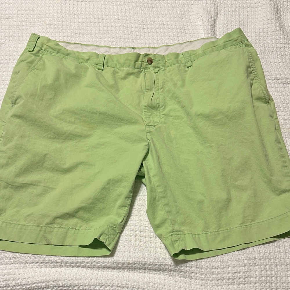 Ralph Lauren Light Green Flat Front Shorts